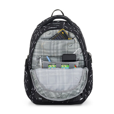 Bagmaster NOMAD 25 A studentský batoh – černo-bílý