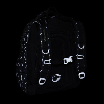 Bagmaster NOMAD 25 A studentský batoh – černo-bílý