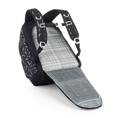 Bagmaster NOMAD 25 A studentský batoh – černo-bílý