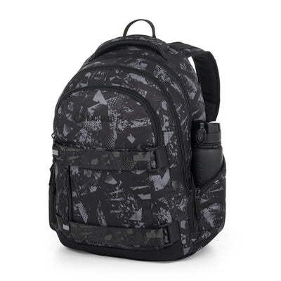 Bagmaster NOMAD 25 B studentský batoh – černo-šedý
