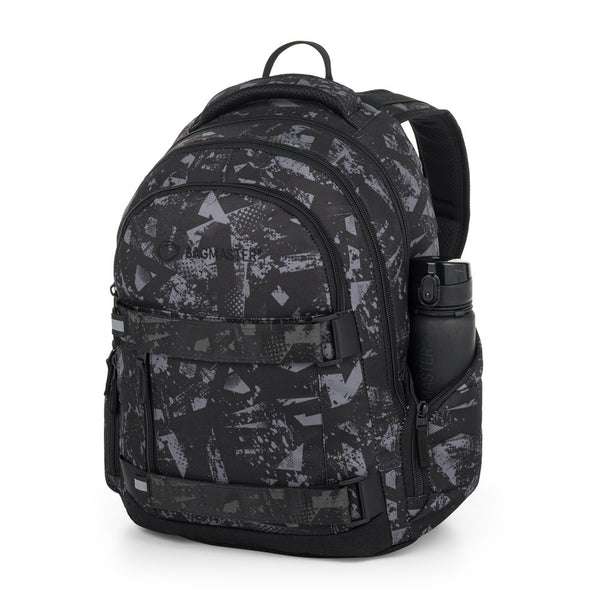 Bagmaster NOMAD 25 B studentský batoh – černo-šedý
