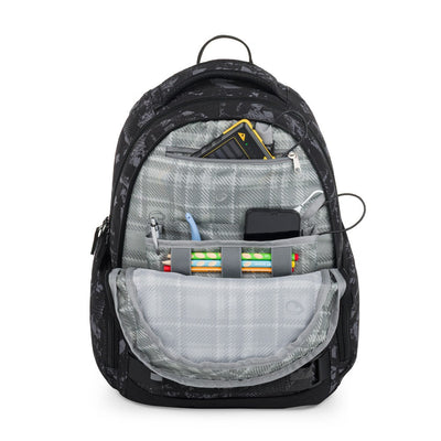 Bagmaster NOMAD 25 B studentský batoh – černo-šedý