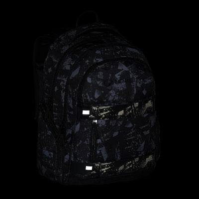 Bagmaster NOMAD 25 B studentský batoh – černo-šedý
