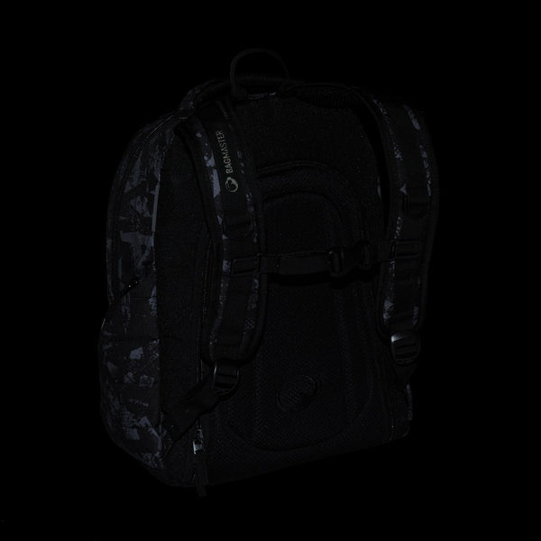 Bagmaster NOMAD 25 B studentský batoh – černo-šedý