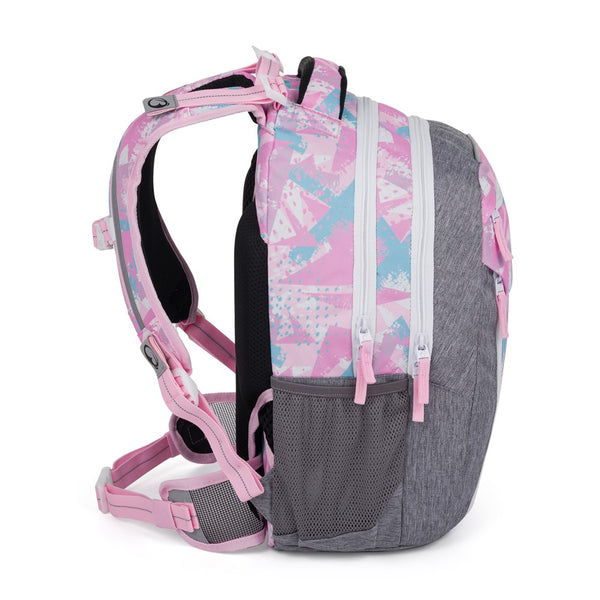 Bagmaster PORTO 24 B školní batoh – růžovo-modrý