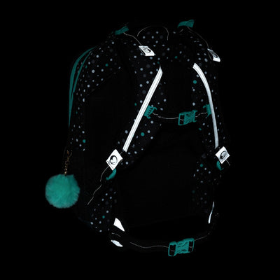 Bagmaster PORTO 24 A školní set – černo-tyrkysový