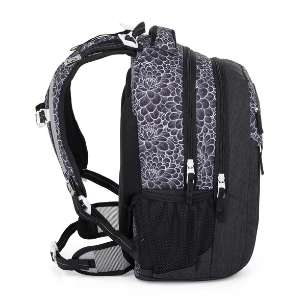 Bagmaster PORTO 25 A školní batoh – černo-bílý