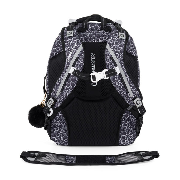 Bagmaster PORTO 25 A školní batoh – černo-bílý
