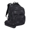 Bagmaster ZIPSTER 25 A studentský set – černý s bílými květy