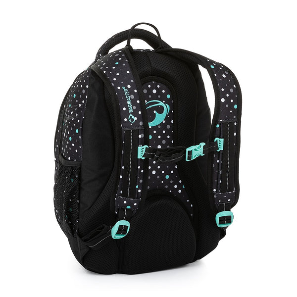 Bagmaster SUPERNOVA 23 A studentský batoh - černo tyrkysový