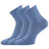 Ponožky silné TAMI melírované JEANS MELÉ (3 páry)