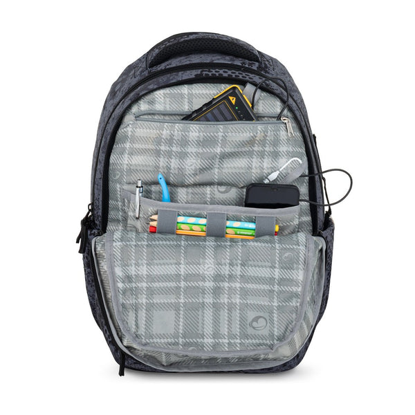 Bagmaster ZIPSTER 25 B školní batoh – šedý