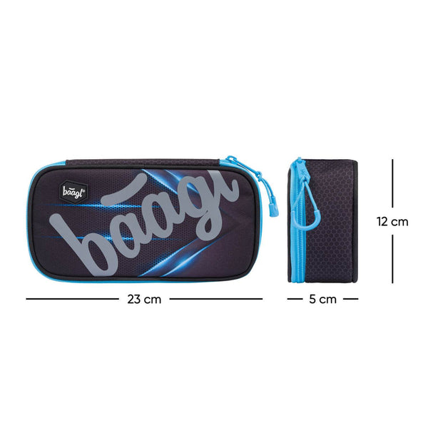 BAAGL 3 SET Skate Bluelight: batoh, penál, sáček