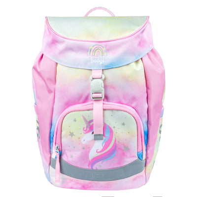 BAAGL 3 SET Airy Rainbow Unicorn: aktovka, penál, sáček