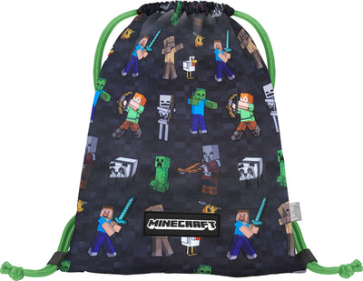 BAAGL 3 SET Airy Minecraft: batoh, penál, sáček