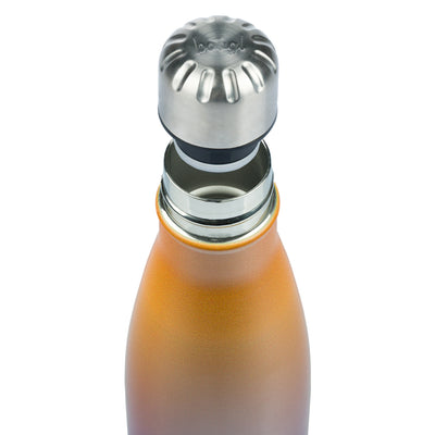 BAAGL Termoláhev s kovovým víčkem Gradient žluto-fialová, 500 ml