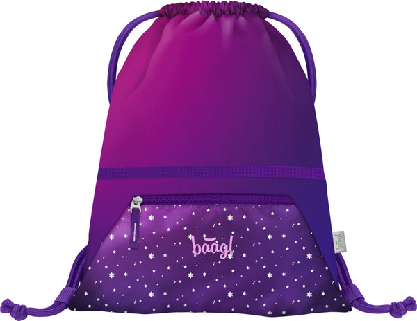 BAAGL SET 3 Airy Koně srdce: batoh, penál, sáček