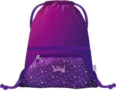 BAAGL SET 5 Airy Koně srdce: batoh, penál, sáček, zástěra, peněženka