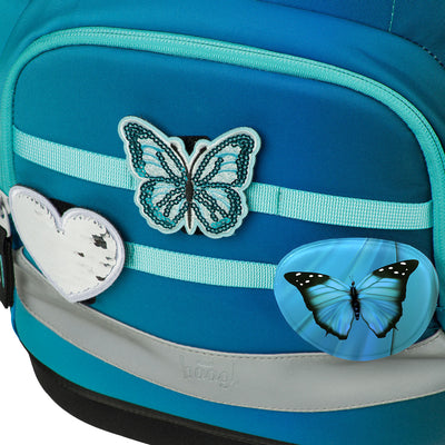 BAAGL Školní batoh Airy Plus Butterfly GRS