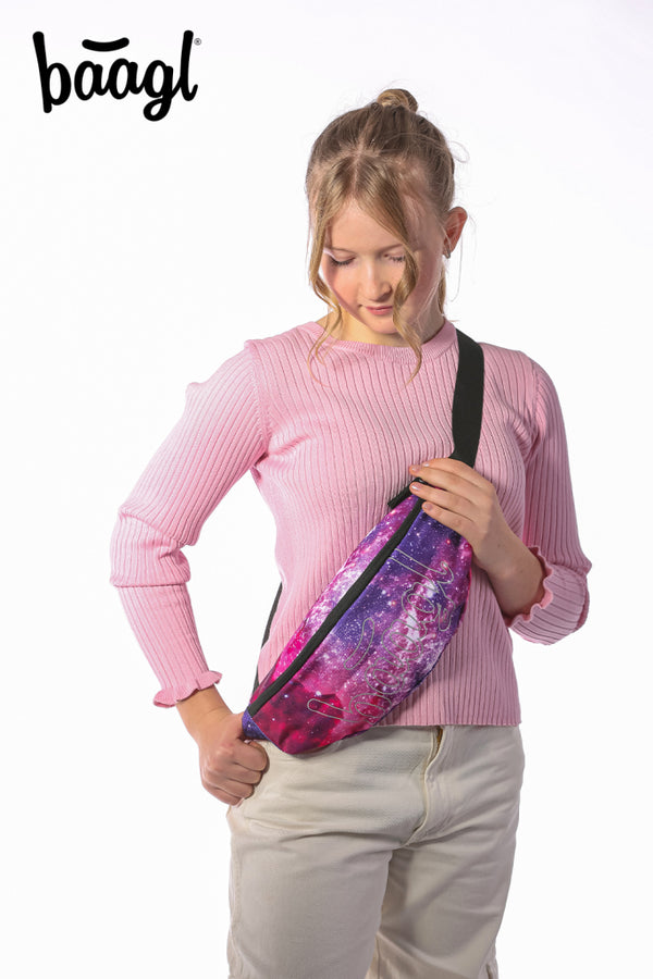 BAAGL SET 5 Skate Max Galaxy: batoh, penál, sáček, sportovní taška, ledvinka GRS