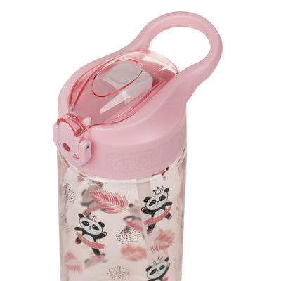 BAAGL Tritanová láhev na pití s brčkem Panda 500 ml