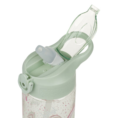 BAAGL Tritanová láhev na pití s brčkem Duha 500 ml