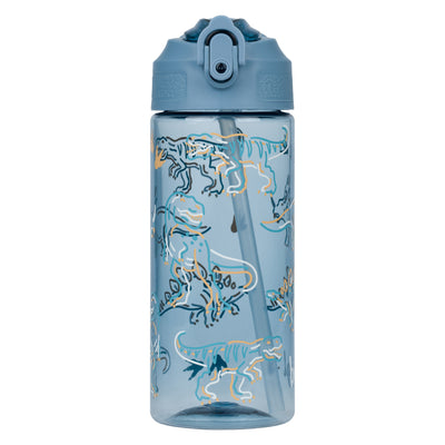 BAAGL Tritanová láhev na pití s brčkem Dino 500 ml