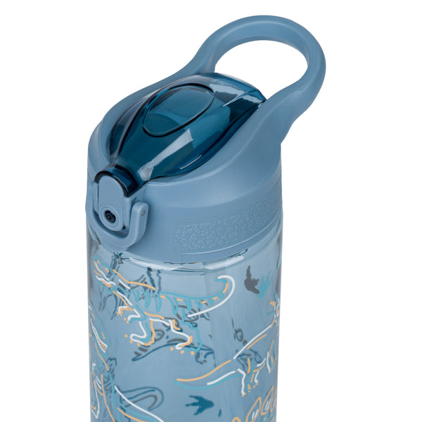 BAAGL Tritanová láhev na pití s brčkem Dino 500 ml