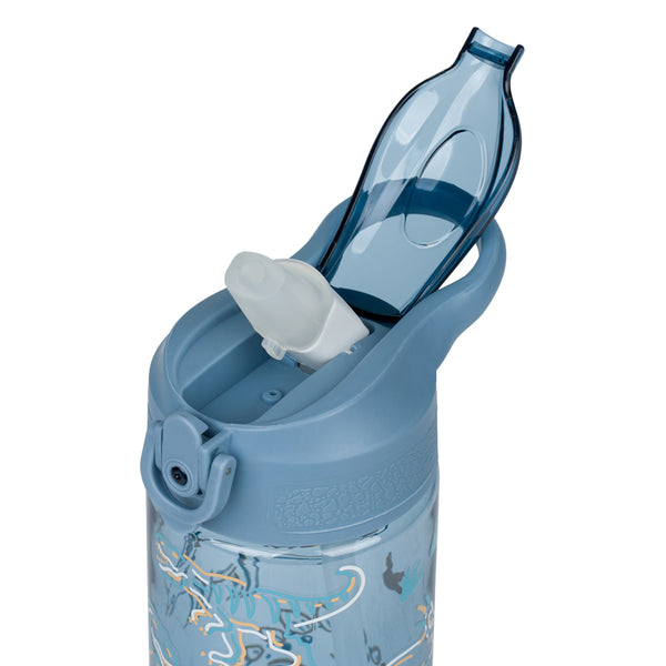 BAAGL Tritanová láhev na pití s brčkem Dino 500 ml