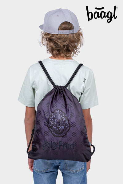 BAAGL SET 3 Core Harry Potter Bradavice černý: batoh, penál, sáček GRS