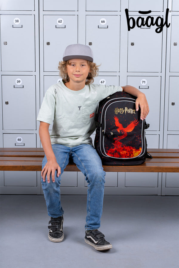 BAAGL SET 3 Core Harry Potter Fénix: batoh, penál, sáček GRS