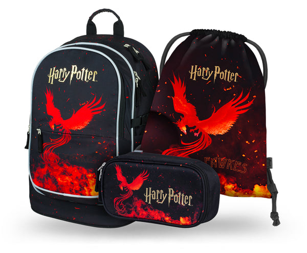 BAAGL SET 3 Core Harry Potter Fénix: batoh, penál, sáček GRS