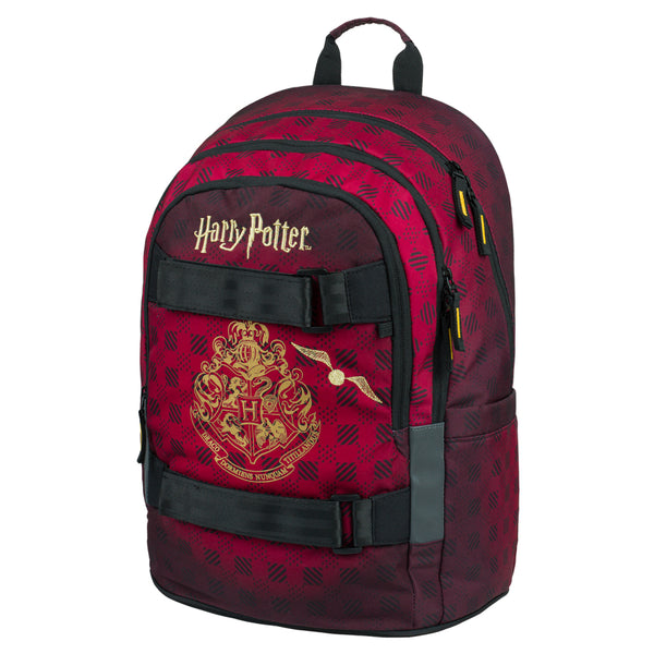 BAAGL SET 3 Skate Harry Potter Bradavice vínový: batoh, penál, sáček GRS