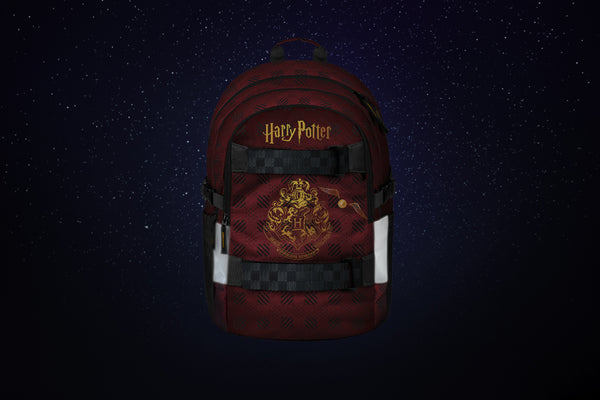 BAAGL SET 3 Skate Harry Potter Bradavice vínový: batoh, penál, sáček GRS