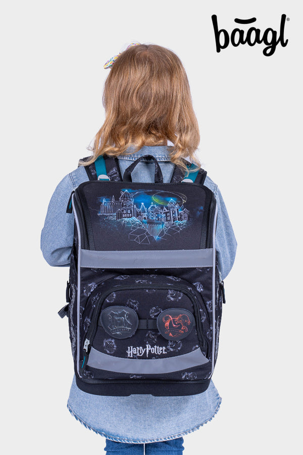 BAAGL SET 3 Zippy plus Harry Potter Bradavice Lumos: aktovka, penál, sáček