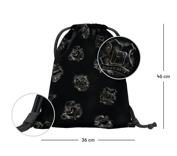 BAAGL SET 3 Zippy plus Harry Potter Bradavice Lumos: aktovka, penál, sáček