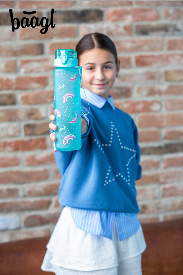 BAAGL Tritanová láhev na pití Duha, 1000 ml