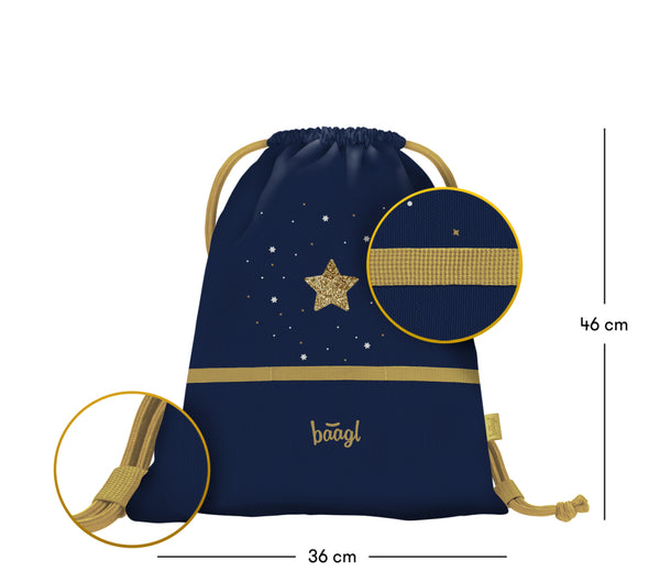 BAAGL Sáček Unicorn Gold GRS