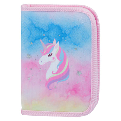 BAAGL 5 SET Airy Rainbow Unicorn: batoh, penál, sáček, box, desky