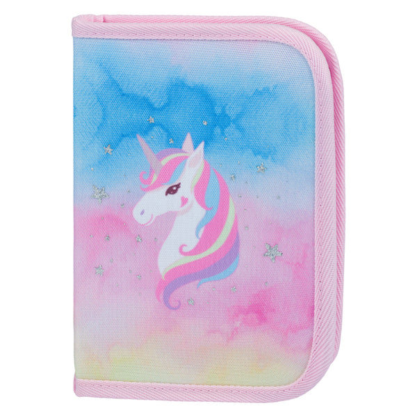 BAAGL 5 SET Airy Rainbow Unicorn: batoh, penál, sáček, box, desky