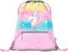 BAAGL 5 SET Airy Rainbow Unicorn: batoh, penál, sáček, box, desky