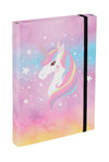 BAAGL 5 SET Airy Rainbow Unicorn: batoh, penál, sáček, box, desky