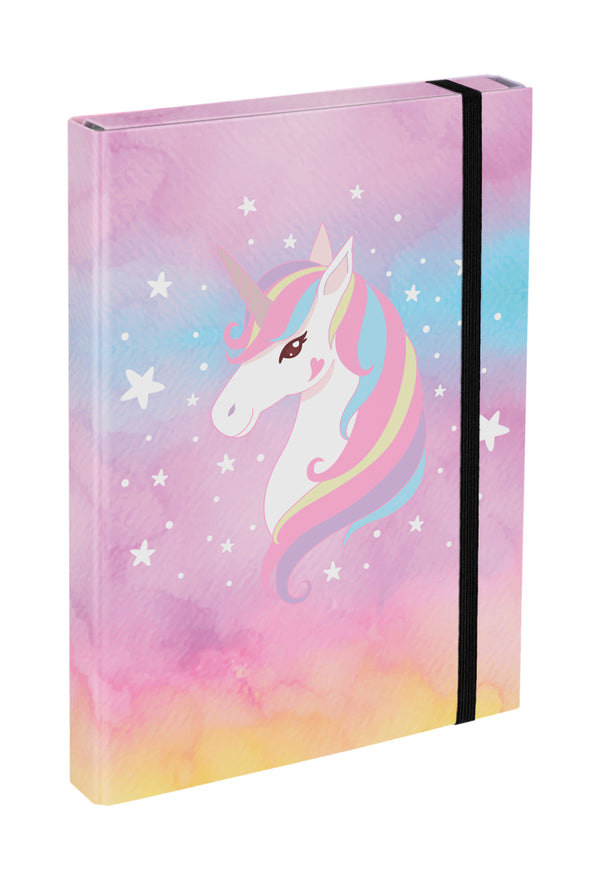 BAAGL 5 SET Airy Rainbow Unicorn: batoh, penál, sáček, box, desky