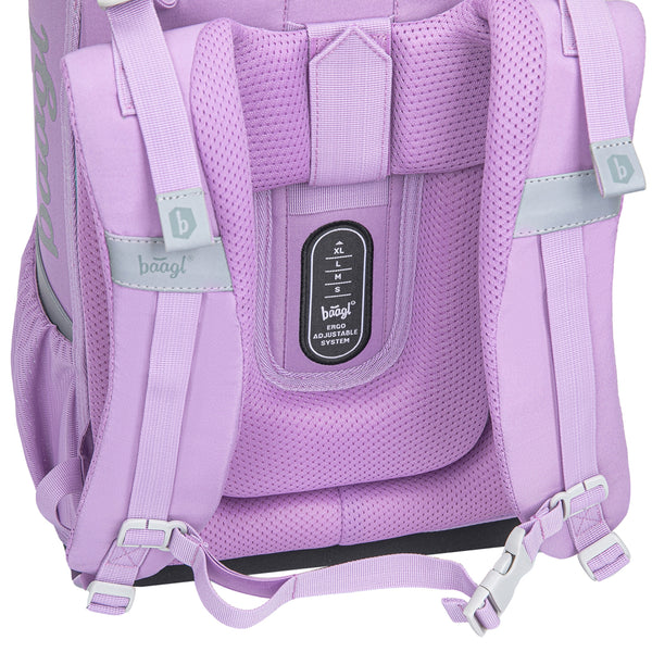 BAAGL SET 3 Zippy Lavender: aktovka, penál, sáček