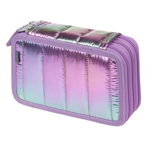 BAAGL Školní penál třípatrový Lavender