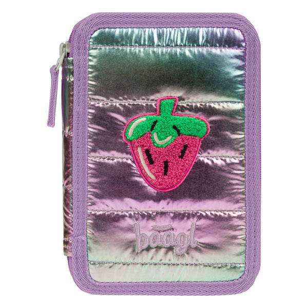 BAAGL Školní penál třípatrový Lavender
