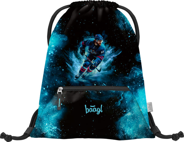 BAAGL SET 3 Zippy Hokej: aktovka, penál, sáček