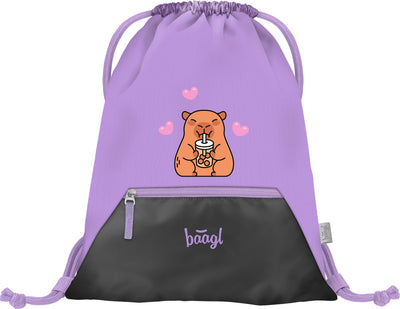 BAAGL SET 3 Zippy Kapybara: aktovka, penál, sáček
