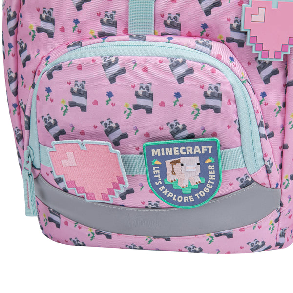 BAAGL SET 3 Airy Minecraft Panda: batoh, penál, sáček