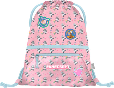 BAAGL SET 3 Airy Minecraft Panda: batoh, penál, sáček